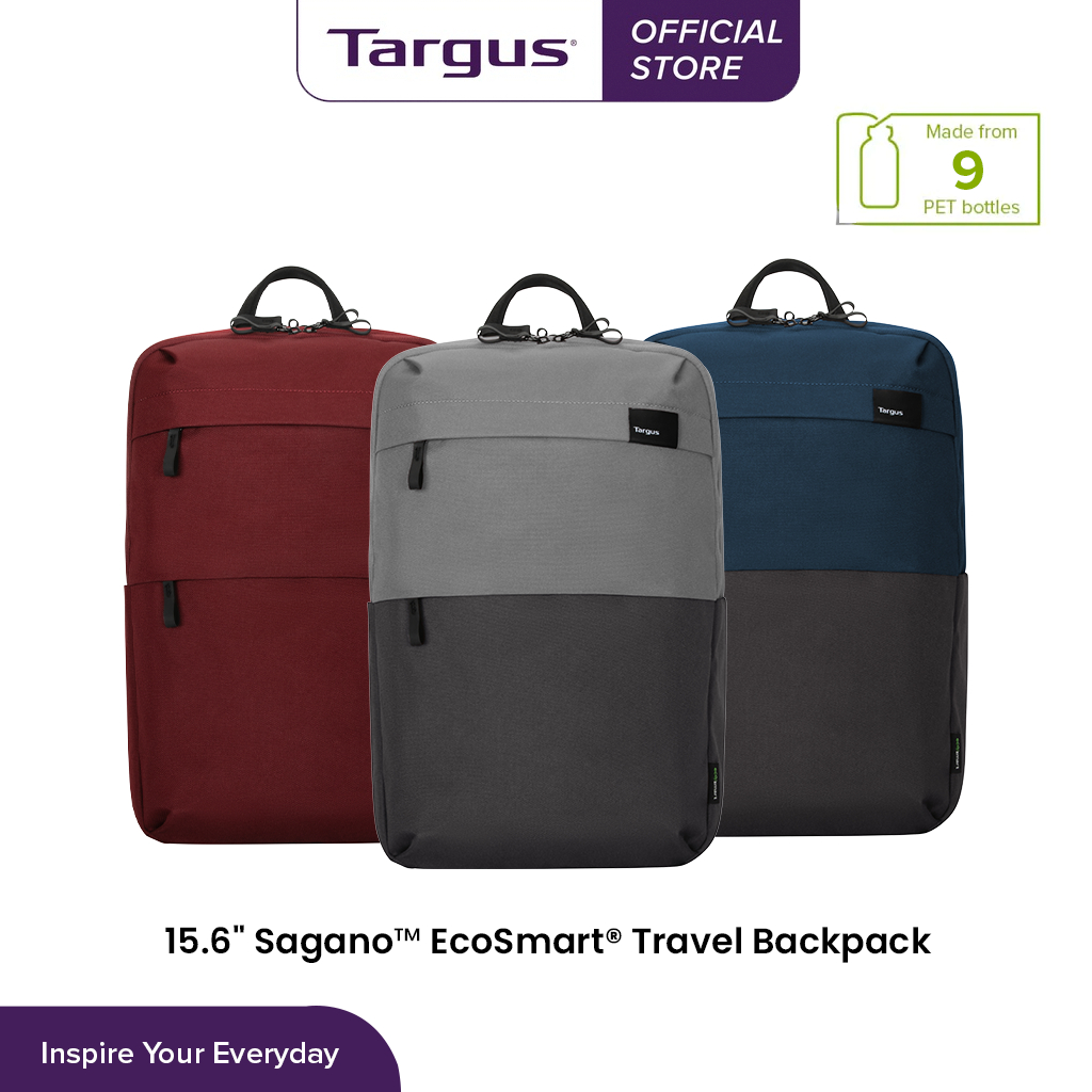 Targus Sagano Ecosmart Travel Safe Port Sling Backpack 15 Inch