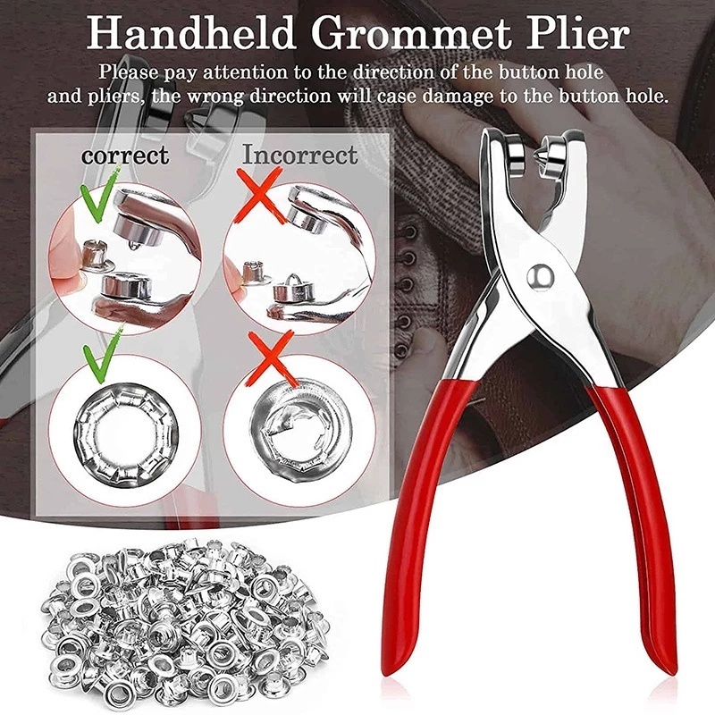 Snap Button Pliers Tools Set Metal Snap Button With Fastener Pliers