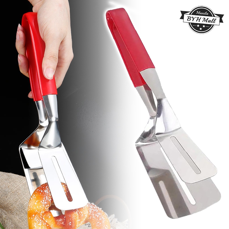 Stainless Steel Kitchen Cooking Tongs Scalding Handle Food Turning ...