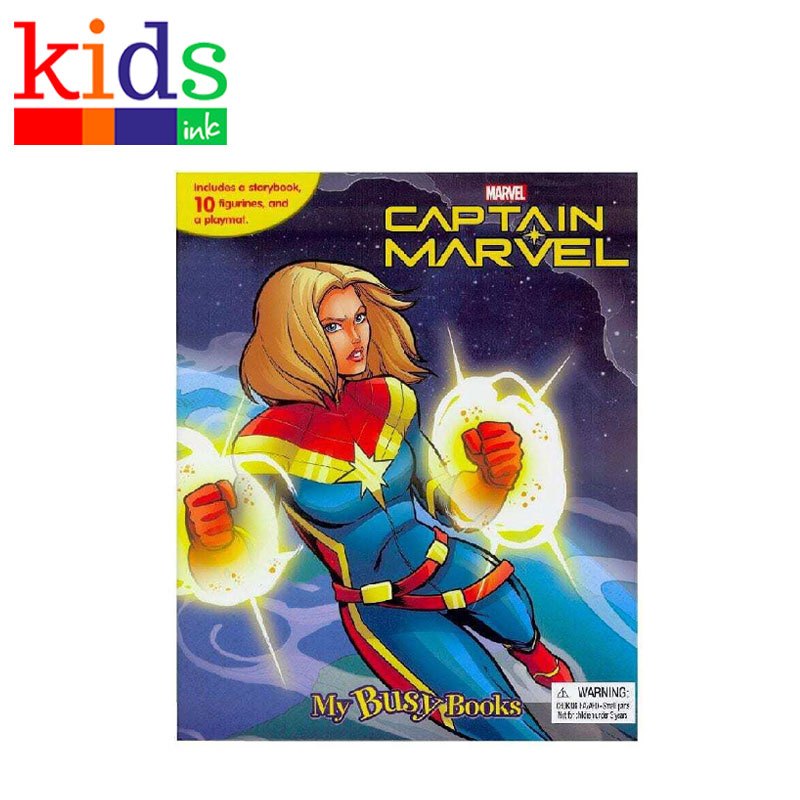 Marvel Captain Marvel My Busy Boooks Childrens Book - Kids Ink | Shopee ...