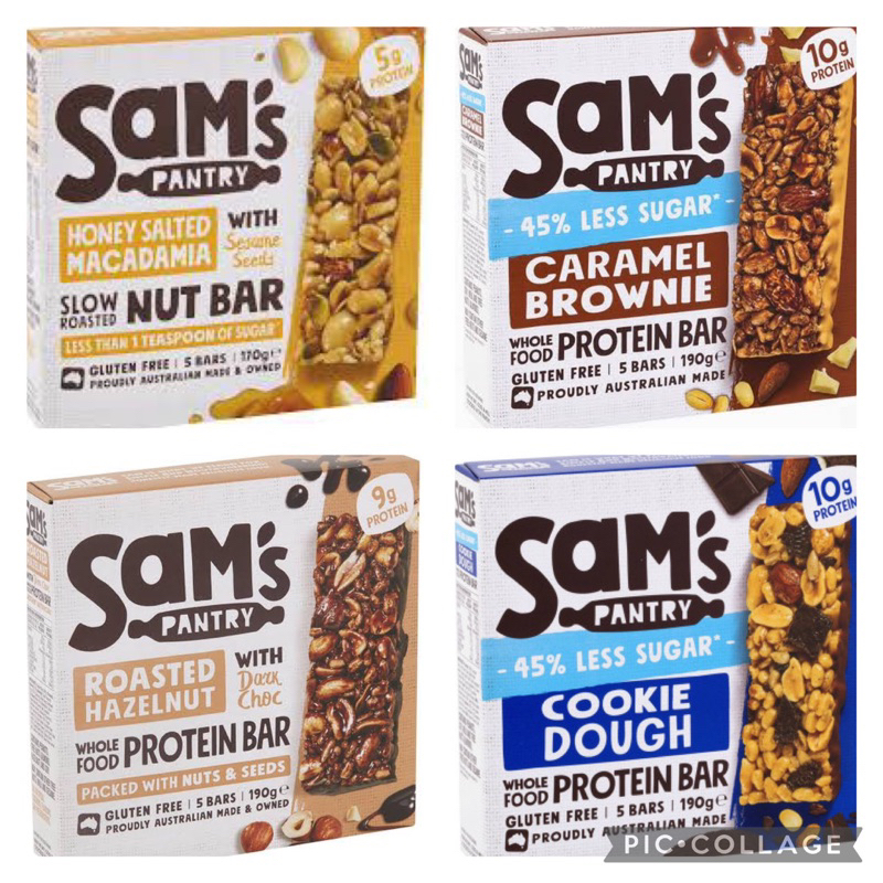 Sam’s Pantry Nut Bar Protein Bar Gluten Free Proudly Australian