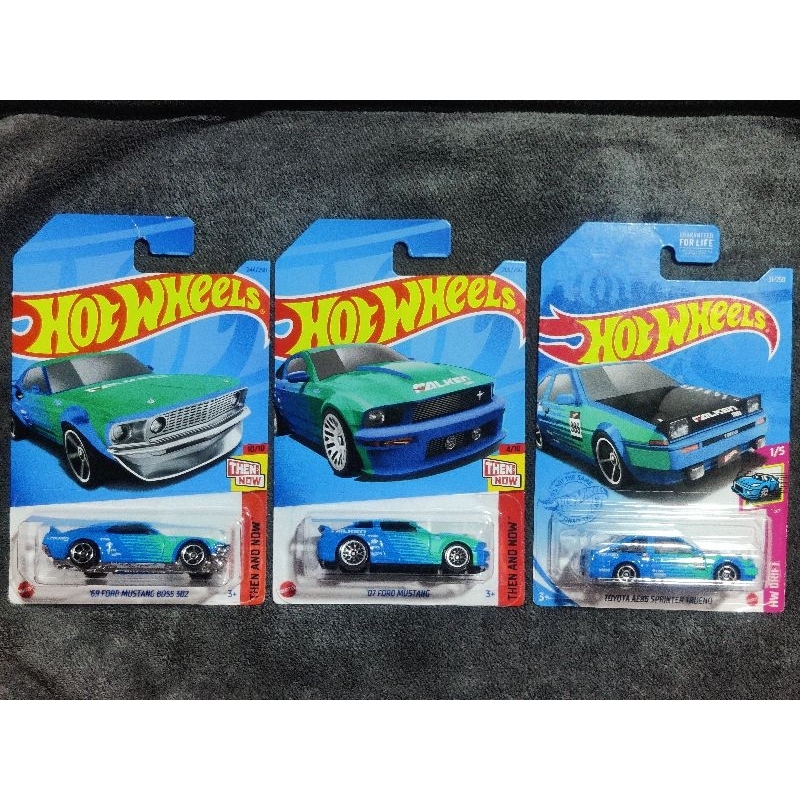 Hot Wheels Falken Set Toyota Trueno Ford Mustang 3 Cars Shopee