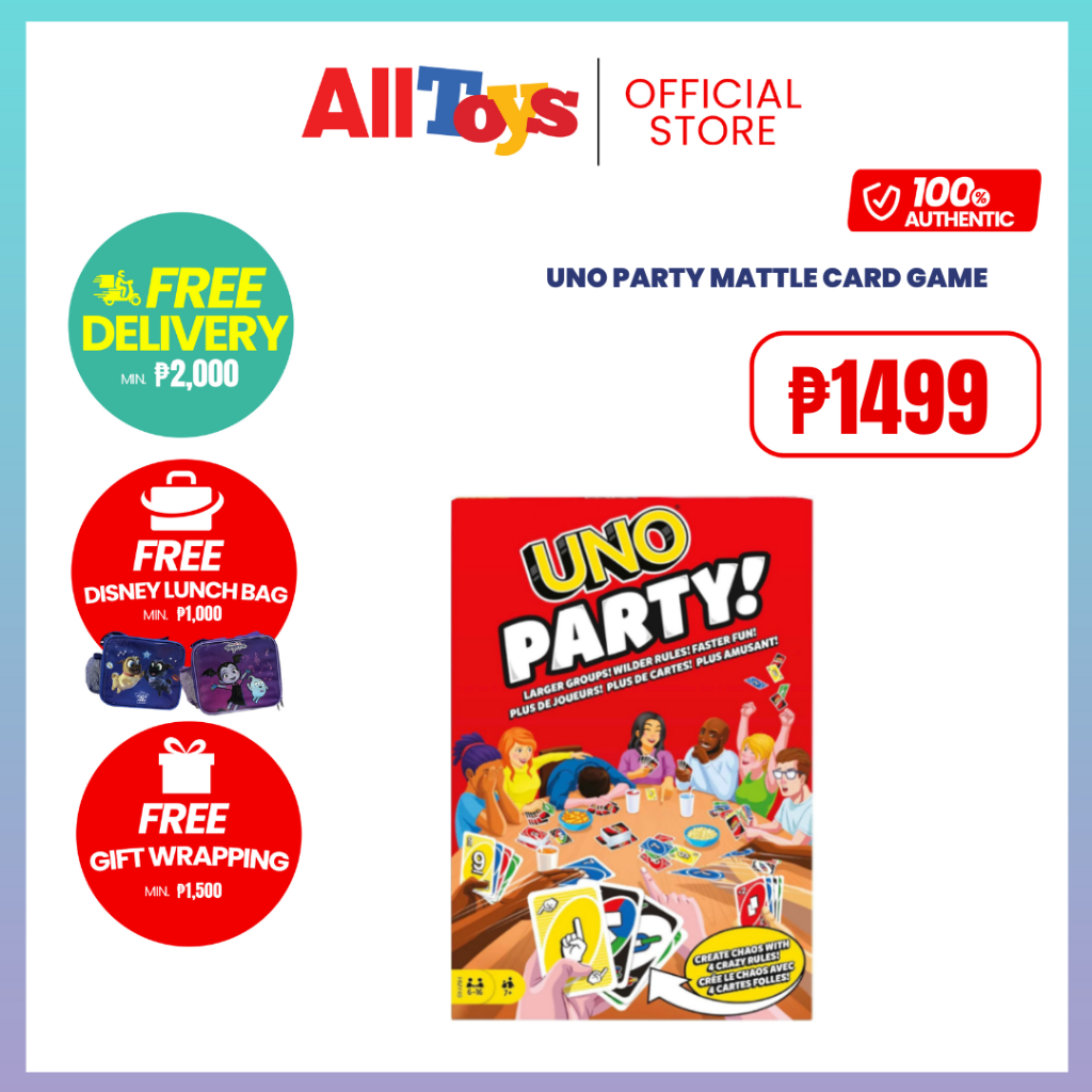 UNO PARTY MATTLE CARD GAME | Shopee Philippines