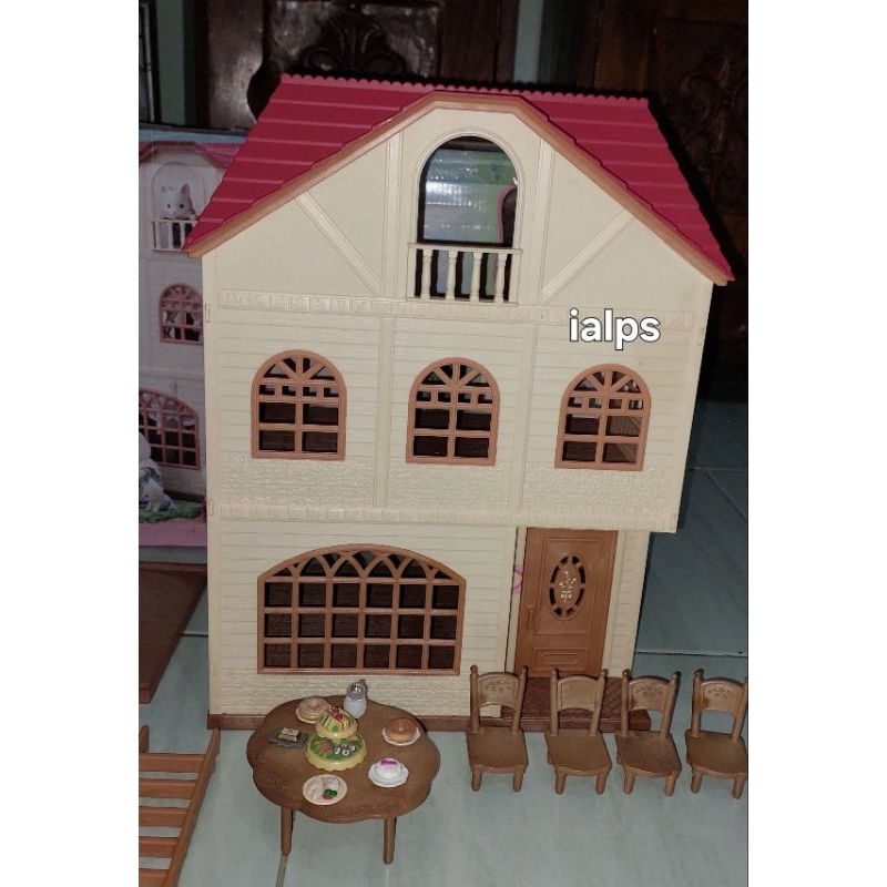 Sylvanian families 3 story house on sale