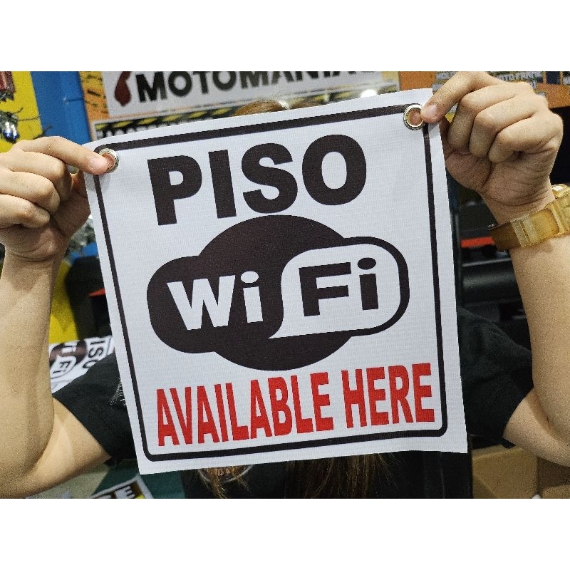 Piso Wifi Tarpaulin Size