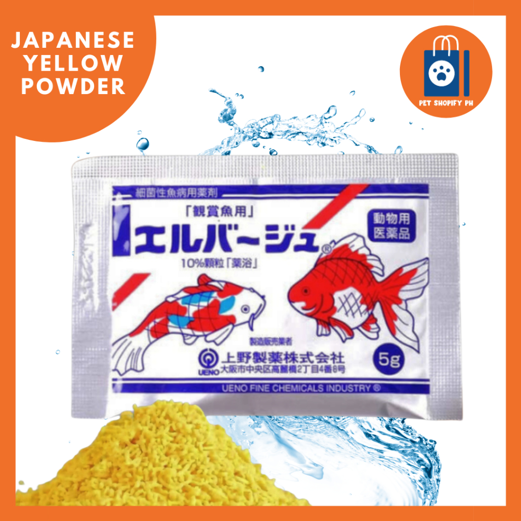 Yellow Powder for Fish 5 Grams Vitamins and Treatment for Fish | Shopee ...