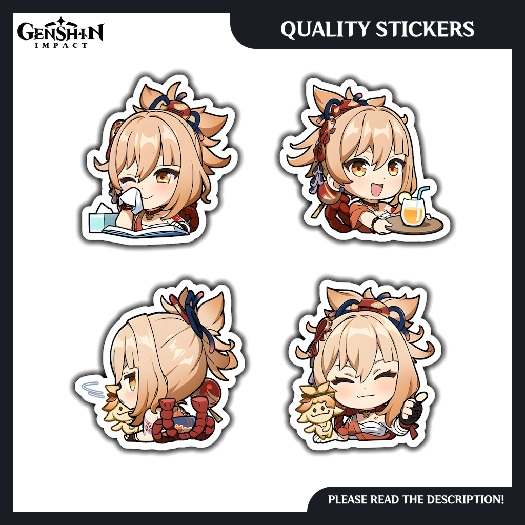 Yoimiya Genshin Impact Emoji Stickers Shopee Philippines