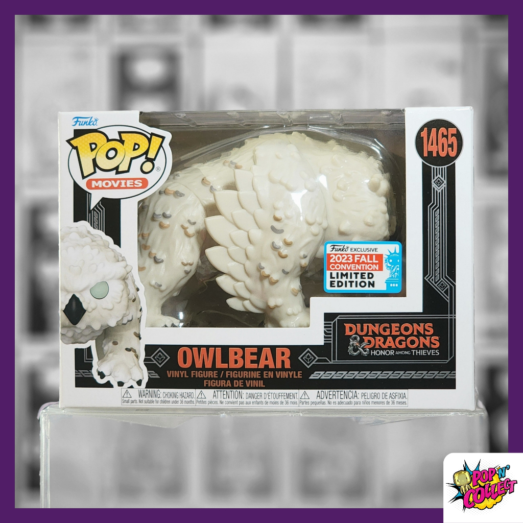 Funko Pop! Dungeons & Dragons - Owlbear 1465 W  Free Protector (sold By 