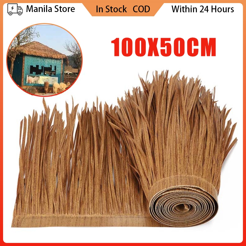 Synthetic Thatch Grass Fake Simulated Thatch Roof Waterproof Retardant ...