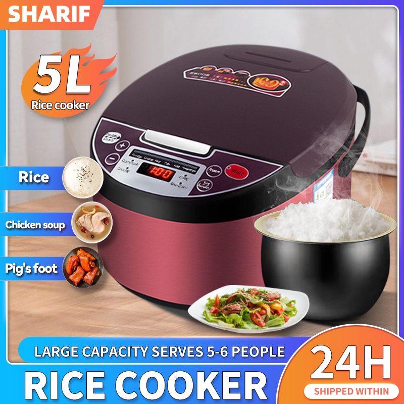 SRF 5L rice cooker multifunctional mini electric cooker standard