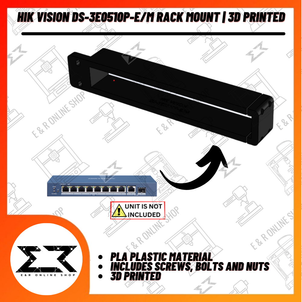 HIK VISION DS-3E0510P-E/M Rack Mount 3D Printed | Shopee Philippines