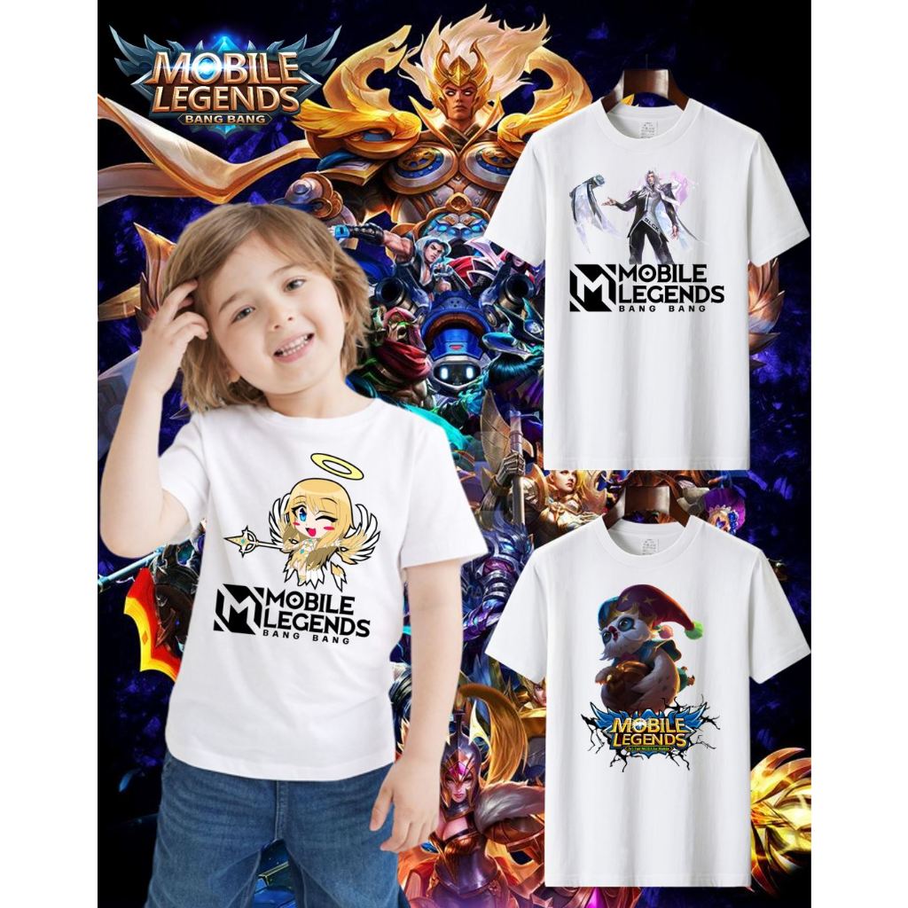 MOBILE LEGEND SUPPORT tshirt for kid HD /sublimation print/ 1 to 12
