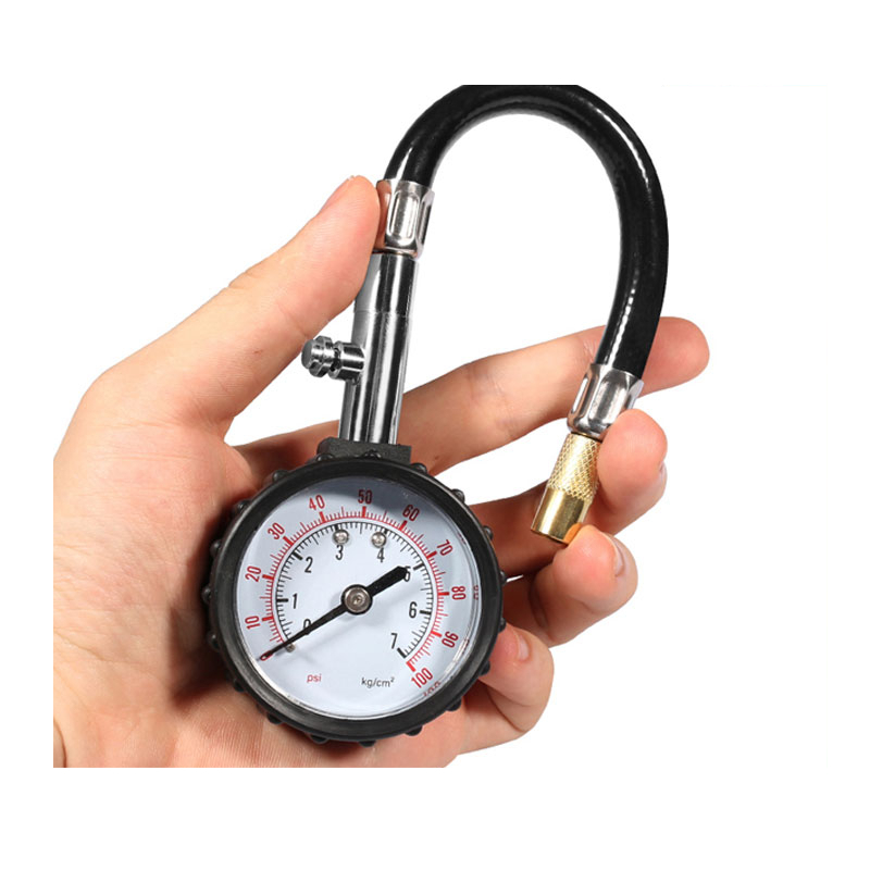 0-100 PSI Tire Pressure Gauge Tire Pressure Measuring Instrument Easy ...