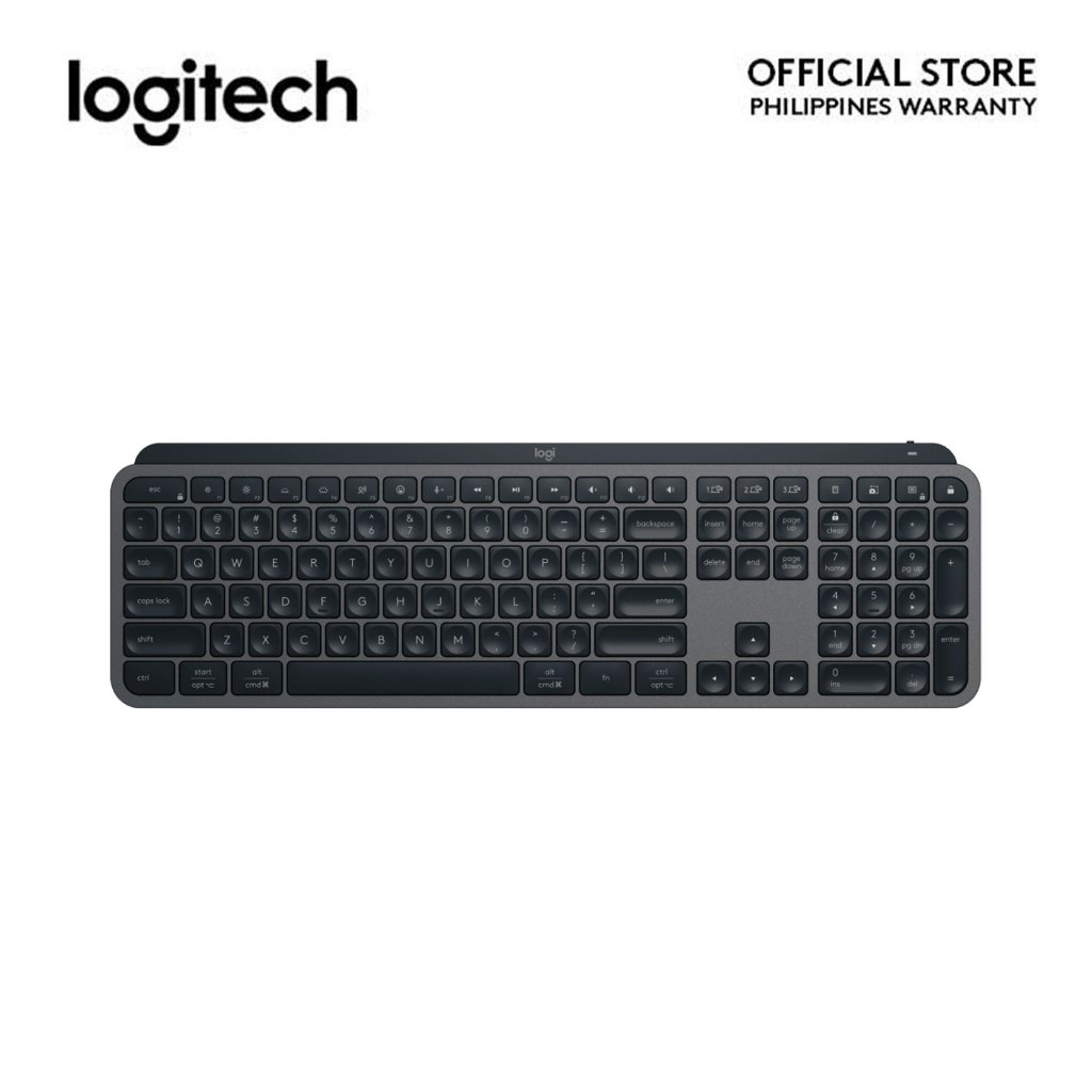 Logitech MX Keys S Multi-Device Ergonomic Design Advanced Wireless ...