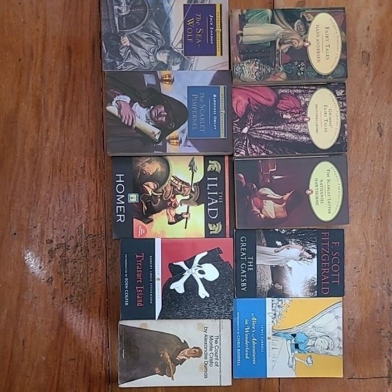 Classics Penguin Count Scarlet Letter Grimms Fairy Tales Treasure ...