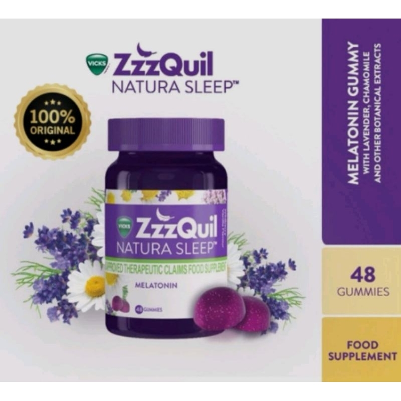 ZzzQuil Gummies (48pcs/bot) expiration march 2025 Shopee Philippines