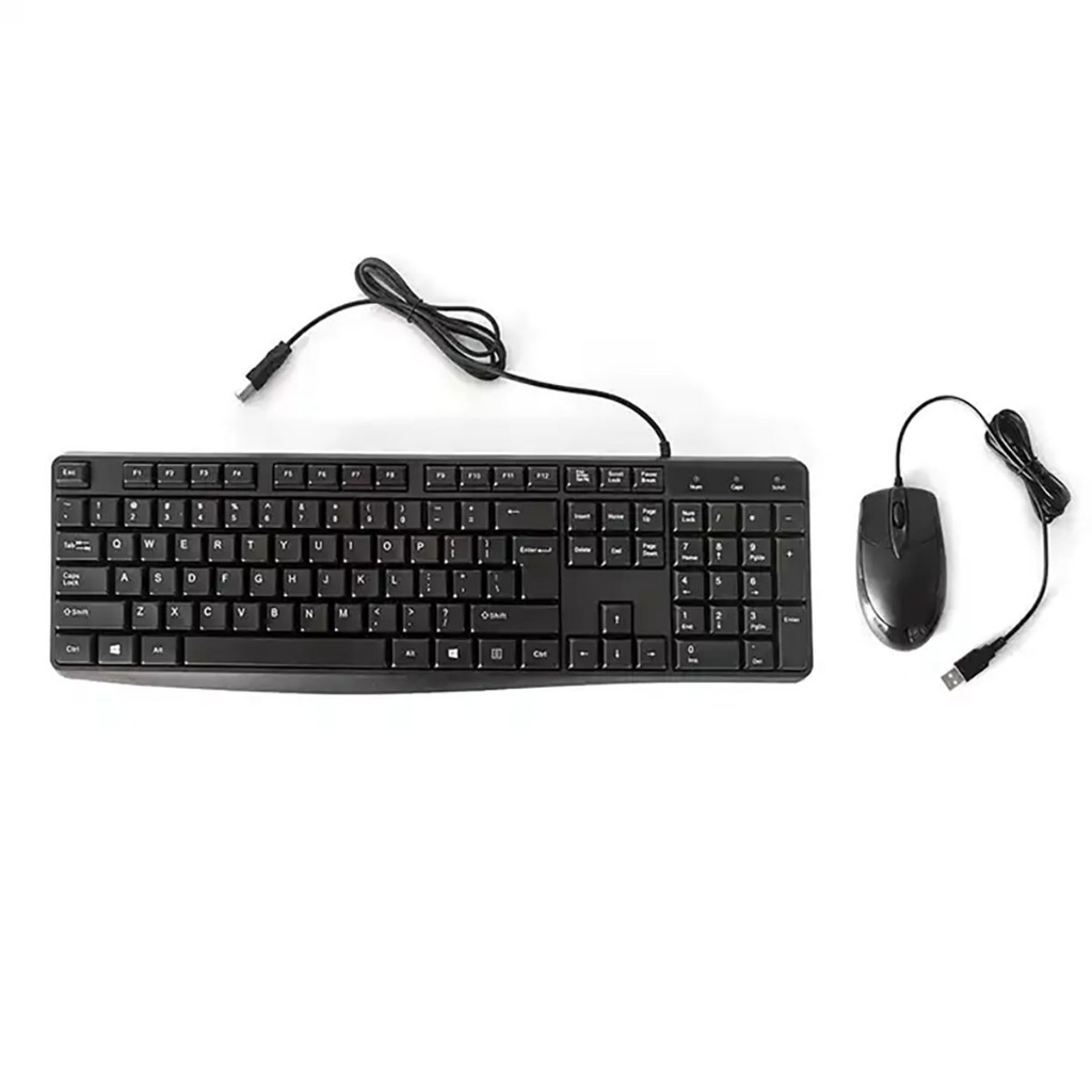 MK230 US Layout Computer Wired Keyboard and Mouse Combo for Business ...
