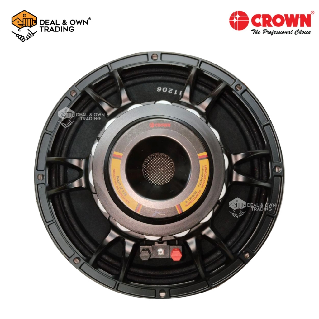 New Crown ND-1218 1800W Neodymium Magnet Speaker Shopee Philippines