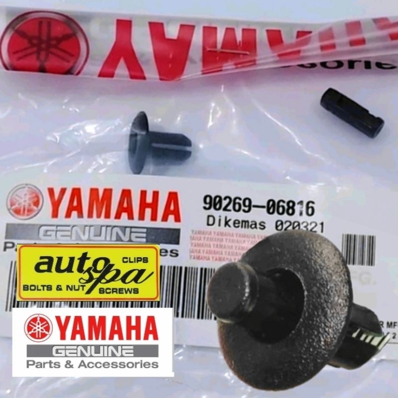 Genuine and OEM Yamaha Nmax/Aerox/Mioi25 Plastic Rivets and Clip ...