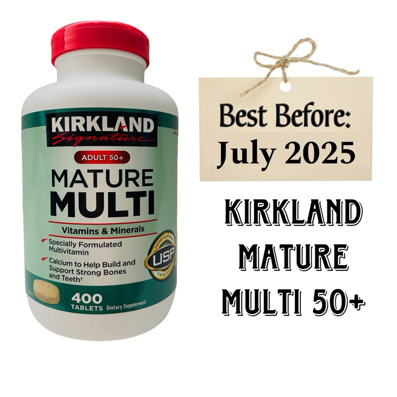 Kirkland Mature Multi 50+ Multivitamin Shopee Philippines