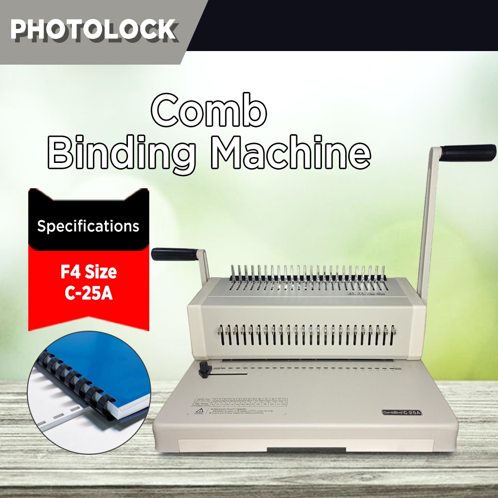 Comb Binding Machine F4 (Long/Legal) | Shopee Philippines