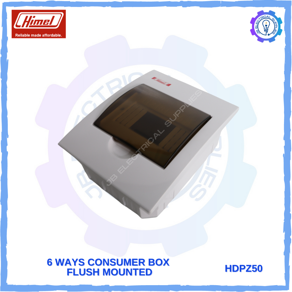 Himel Distribution Box 6 Ways Plastic Flush Mounted Enclosure Only ...