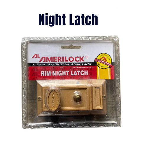 Amerilock Rim Night Latch Lock AL-564 GOLD | Shopee Philippines