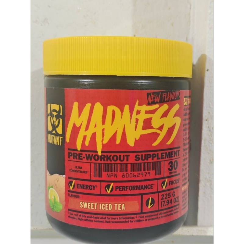 Mutant Madness Preworkout gym performance training fitness muscle ...