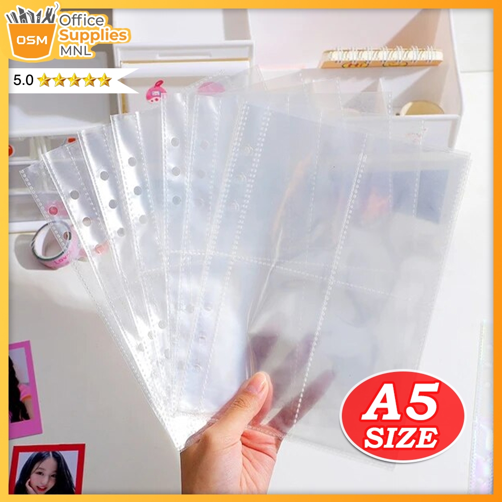 Photocard Sleeves A5 Photocard Binder Sleeves Lomo Card Holder