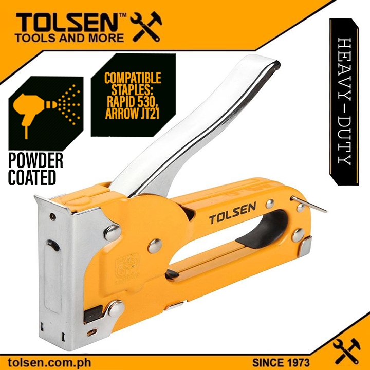 Tolsen Heavy Duty Gun Tacker Staple Gun (4-8mm 5/32