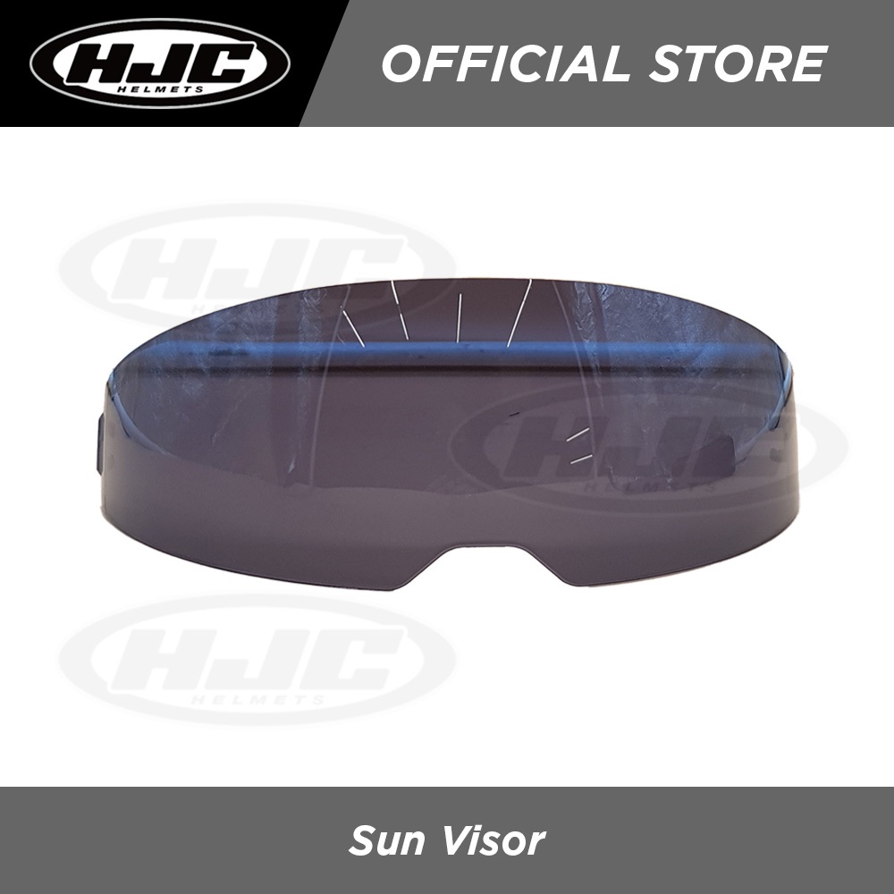 HJC Helmets Sun Visor for I70; RPHA 90; F70; i90; F71 Dark Smoke, Black