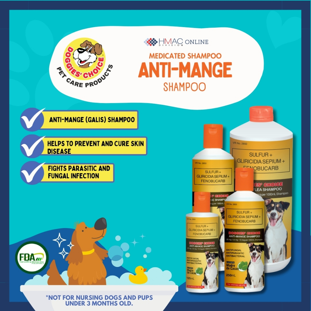 Doggies' Choice AntiMange (GALIS) Medicated Shampoo Shopee Philippines