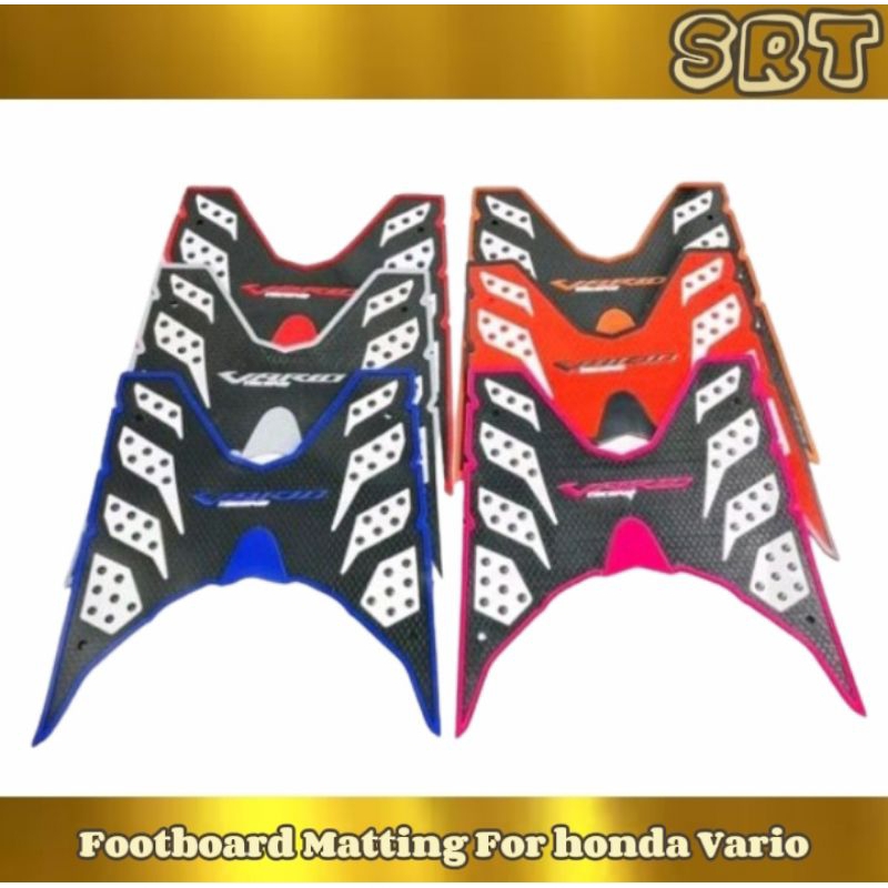 VARIO Rubber Matting FootBoard for Honda Click 125i/150i Motorcycle ...