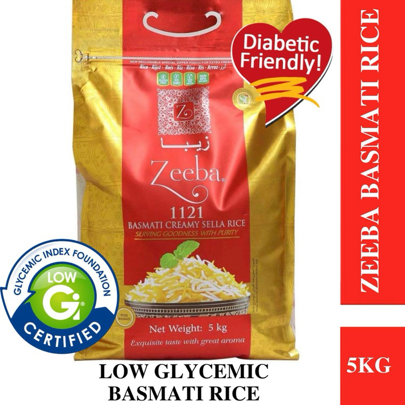 Zeeba Basmati Rice LOW GLYCEMIC RICE FOR DIABETICS Shopee Philippines