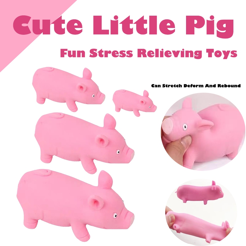 Cute Fun Little Pig Toy For Children Slow Rebound Toy Stretching Little 