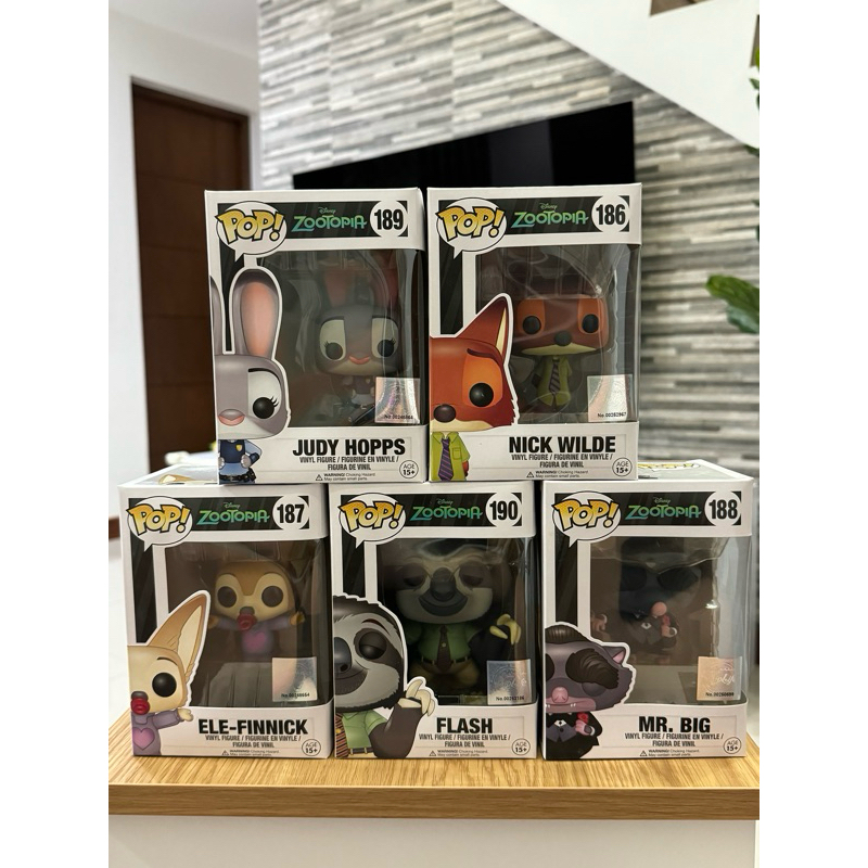 Funko Pop - Disney Zootopia Complete Set | Shopee Philippines