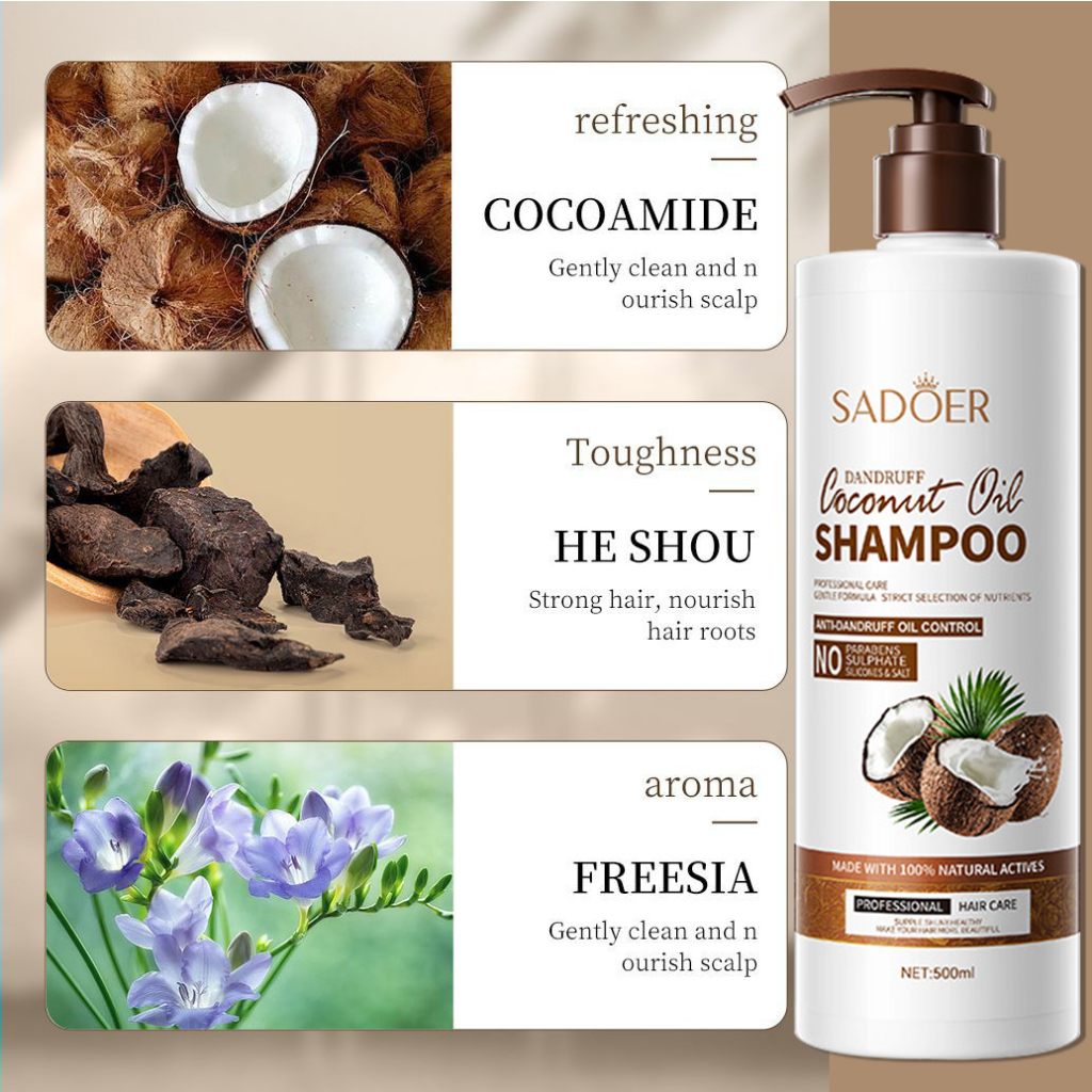 Coconut Shampoo Hair Intensive Moisture Hair Care Shampoo Hair ...