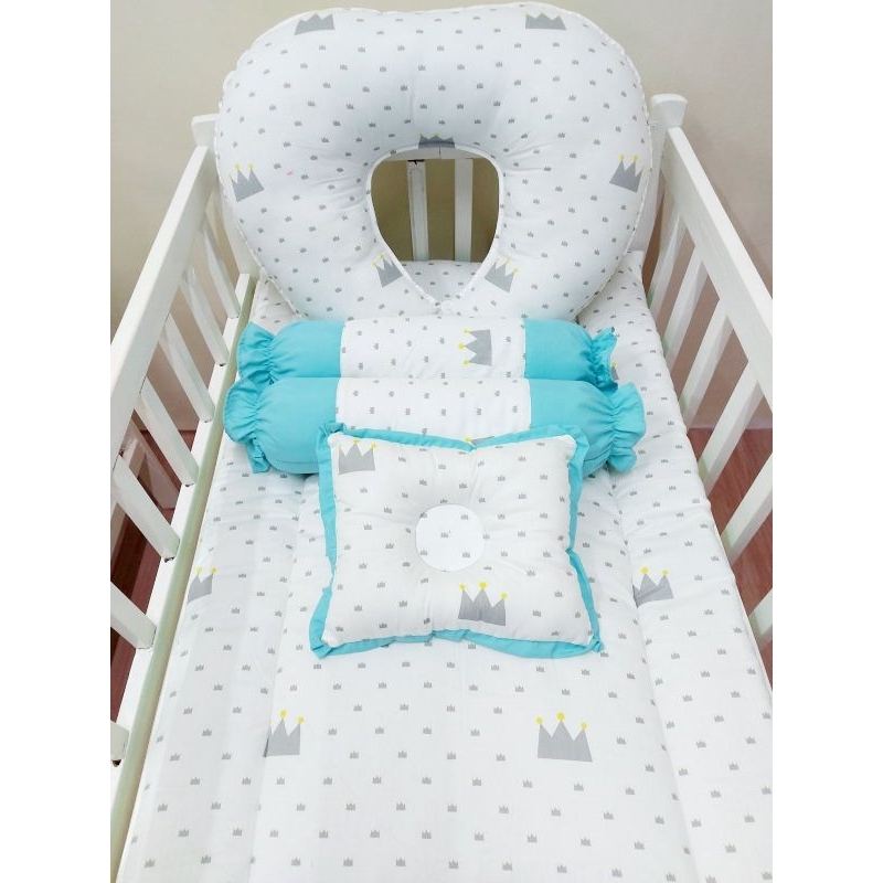 Baby crib mattress pillow set with Nursing pillow bundle set