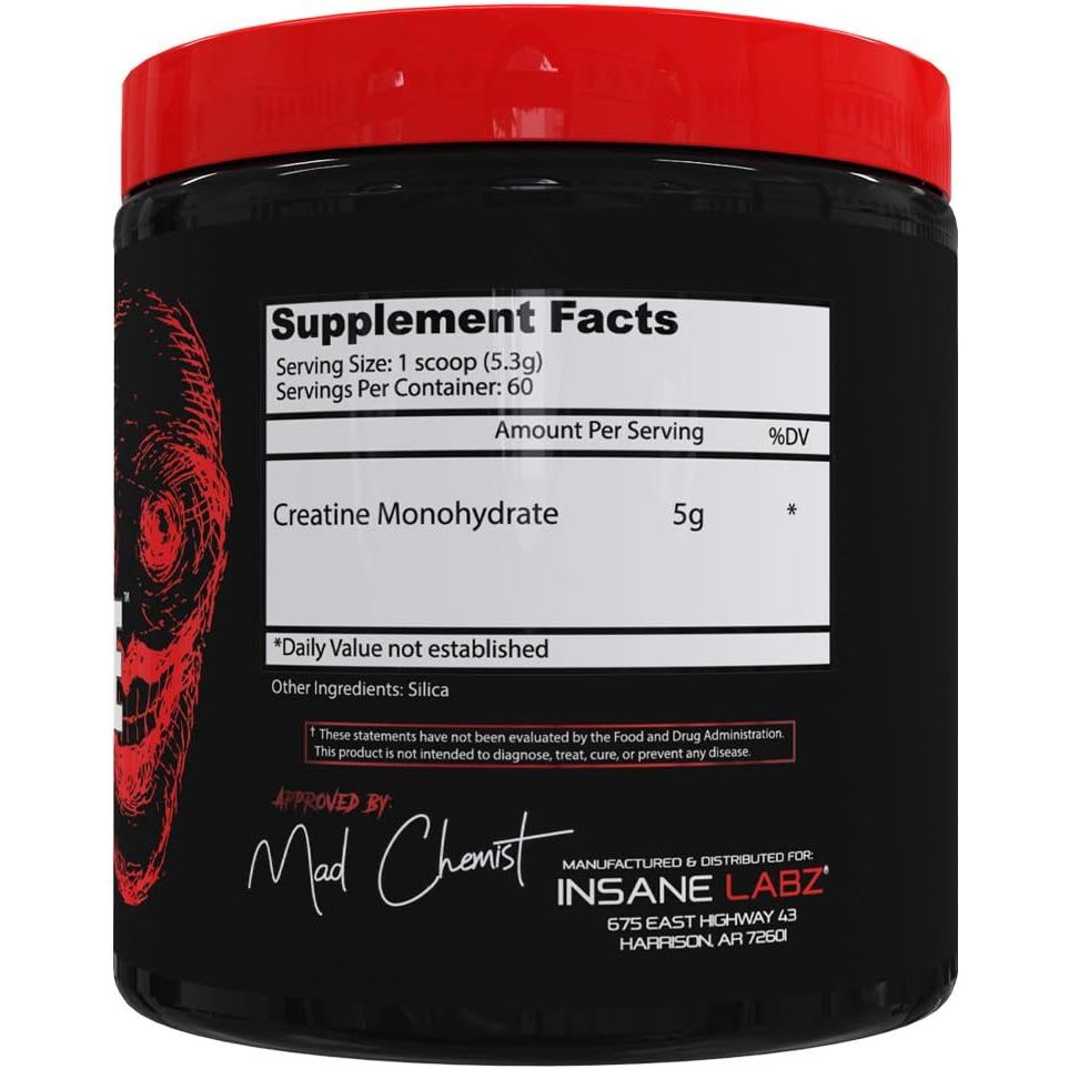 Insane Labz Creatine Monohydrate 60 servings. | Shopee Philippines