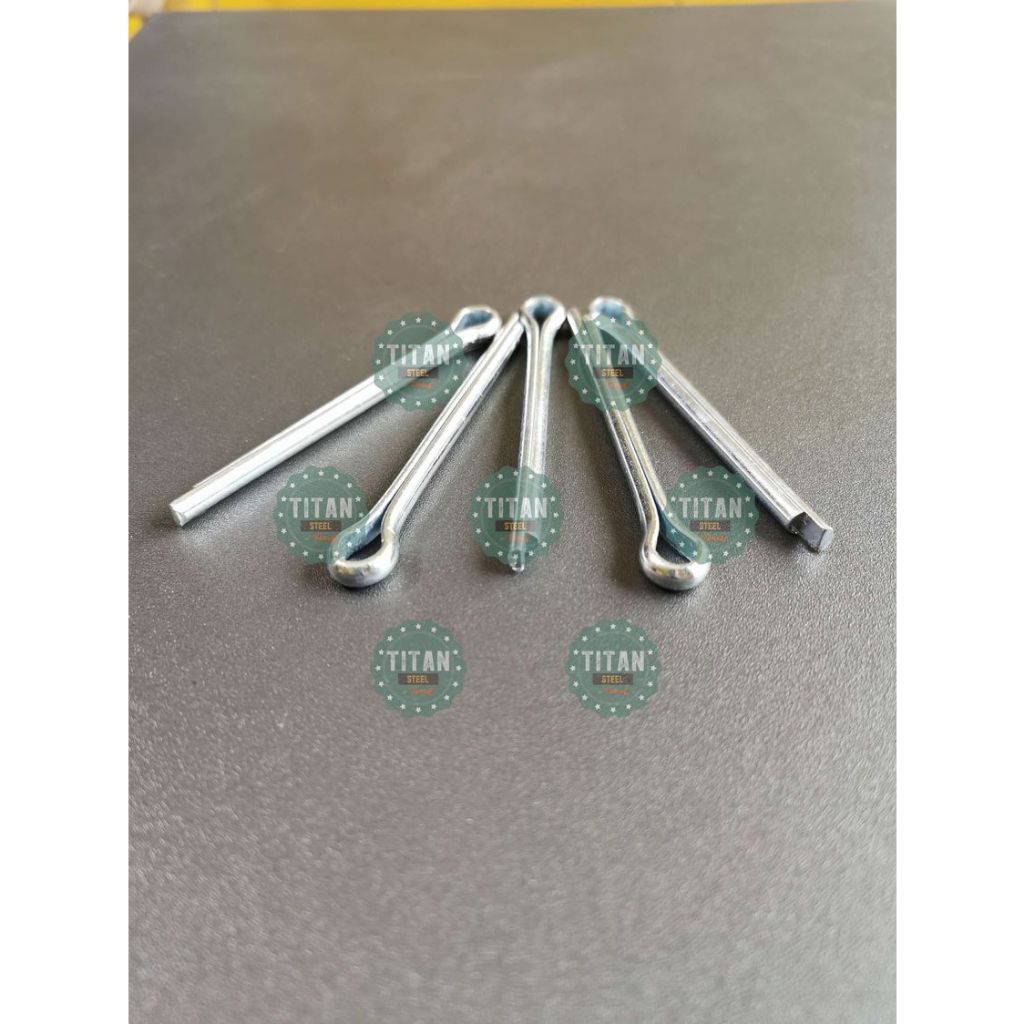 5 pcs - 3/8 Galvanized GI Cotter Pin / GI Split Pin Screw | Shopee ...