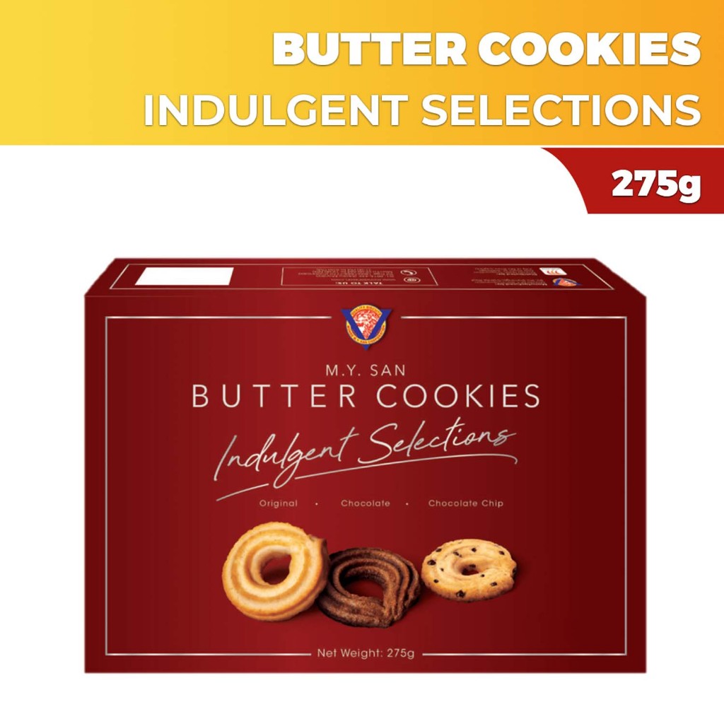 MY San Butter Cookies Indulgent Selections 275g | Shopee Philippines