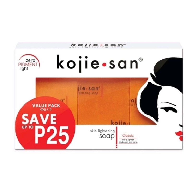 Kojiesan Skin Lightening Soap Classic 3 x 65g Authentic! | Shopee ...