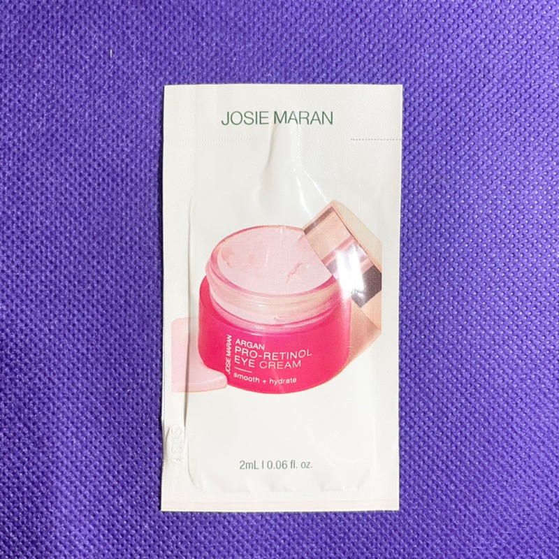 AUTHENTIC Josie maran argan pro retinol eye cream sachet Shopee