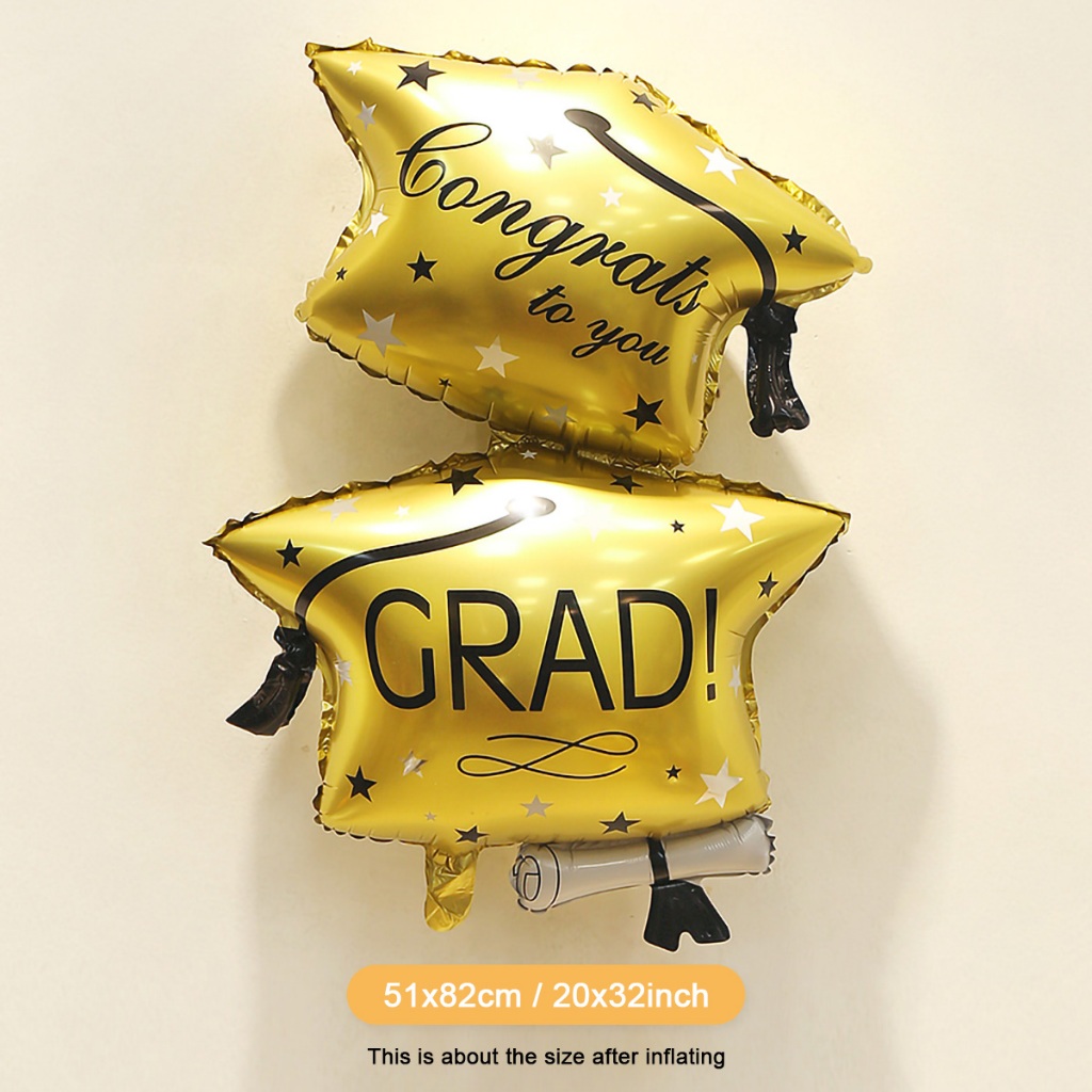 Graduation Balloon Party Decoration Grad Foil Balloon Frame for ...