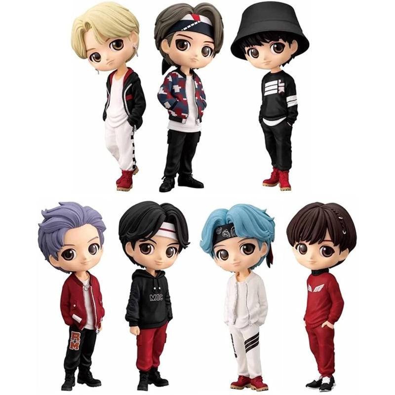 TinyTAN Q posket　デザインA　7個セット Q Posket BTS TinyTAN Butter Figure B color Complete 7 Set