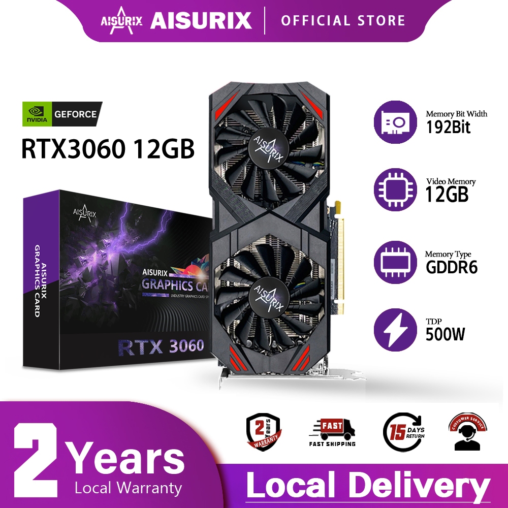 AISURIX RTX3060 12G Graphics Card GDDR6 Video Card GPU | Shopee Philippines