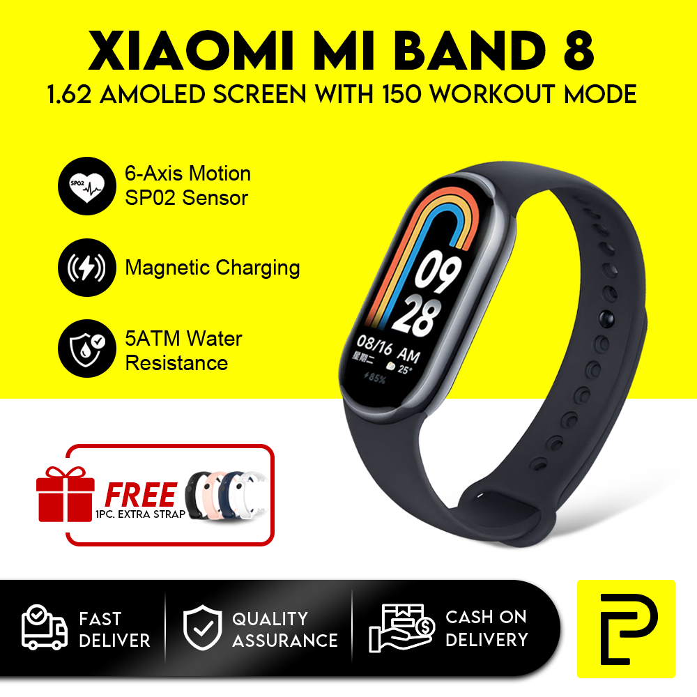 Xiaomi Band 8 Active Global Version Smart Bracelet Waterproof 5ATM Heart  Rate Blood Oxygen Monitor Wristband - AliExpress