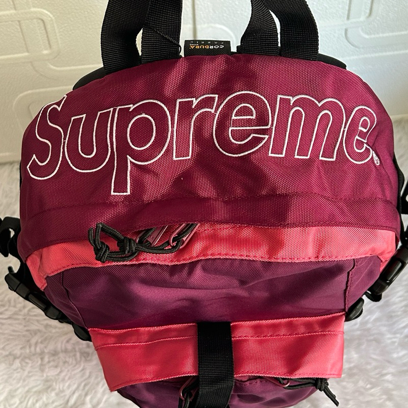Original Supreme Cordura Magenta Backpack FW19B8 Shopee Philippines
