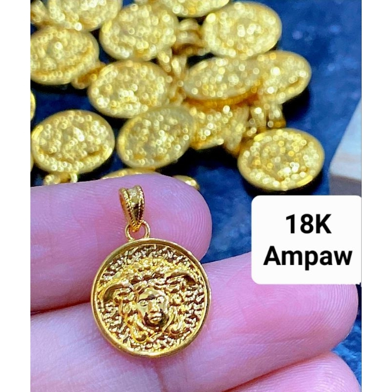 Shops 1 pc Real 18k Saudi gold LIGHT WEIGHT