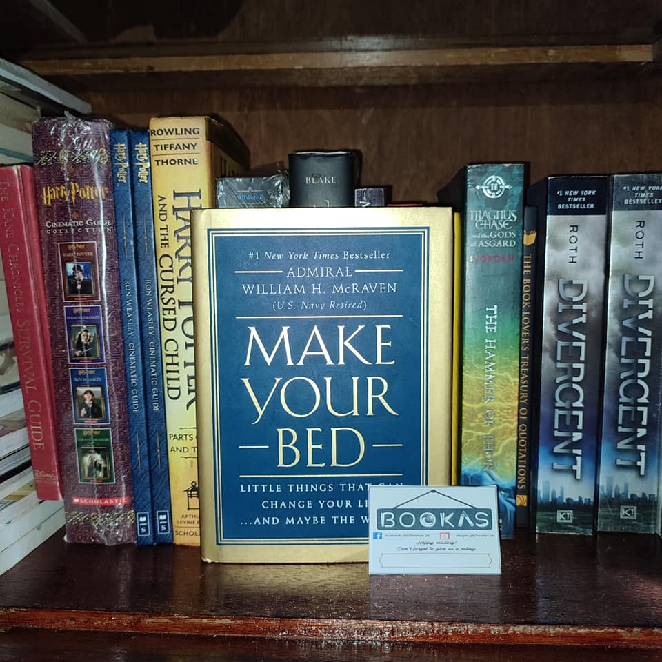 Make your bed by William H. McRaven (Authentic Book) Shopee Philippines